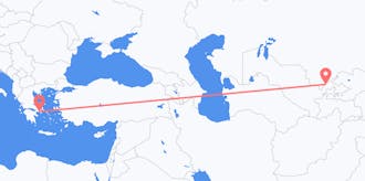 Flights from Uzbekistan to Greece
