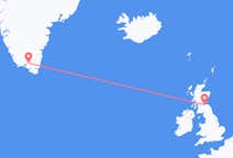 出发地 格陵兰出发地 纳萨尔苏克前往苏格兰的爱丁堡的航班