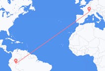 Flüge von Iquitos, Peru nach Lyon, Frankreich