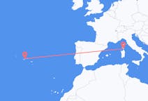 Flights from São Jorge Island, Portugal to Figari, France