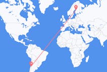 Flights from Santiago, Chile to Kokkola, Finland