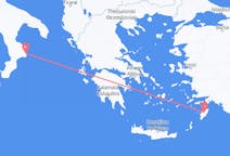 Flights from Crotone, Italy to Rhodes, Greece
