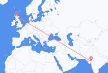 Flyreiser fra Ahmadabad, India til Inverness, Skottland
