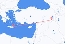 出发地 土耳其舍爾納克目的地 希腊锡蒂亚的航班