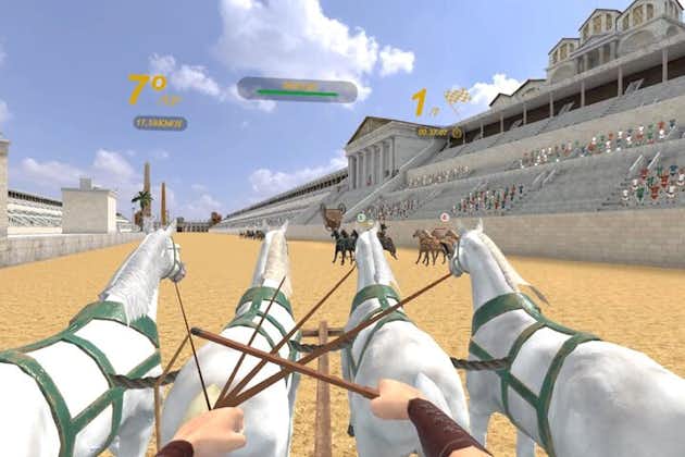 Juego de carreras de realidad virtual en Circus Maximus