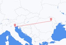 Flyreiser fra Iași, til Venezia