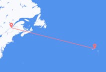 Flyrejser fra Québec til Terceira