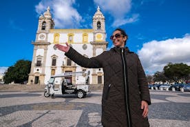 Visite de la ville de Faro en tuk tuk électrique