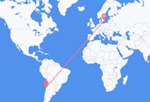 Flights from La Serena, Chile to Ronneby, Sweden