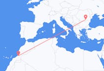 Flyreiser fra Guelmim, Marokko til București, Romania