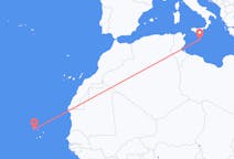 Flyreiser fra São Vicente, til Malta