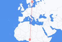Flyreiser fra Yaoundé, Kamerun til Linköping, Sverige