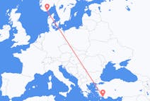Flights from Kristiansand, Norway to Dalaman, Turkey