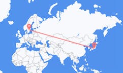 Loty z Shizuoka w Japonii do Linköping w Szwecji