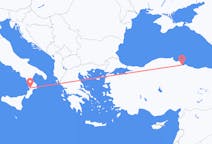 Flyreiser fra Lamezia Terme, Italia til Samsun, Tyrkia