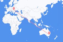 Flyreiser fra oransje, Australia til Cluj-Napoca, Romania