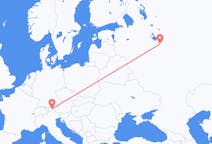 Fly fra Jaroslavl til Innsbruck