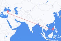 Flyreiser fra Puerto Princesa, Filippinene til Kayseri, Tyrkia