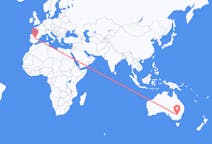 Flyrejser fra Griffith, Australien til Madrid, Spanien