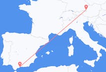Flights from Málaga in Spain to Salzburg in Austria