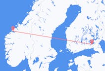 Fly fra Molde til Villmanstrand