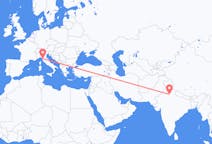 出发地 印度出发地 新德里目的地 意大利比萨的航班