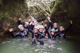 Family Canyoning Tour near Lake Bled in Slovenia