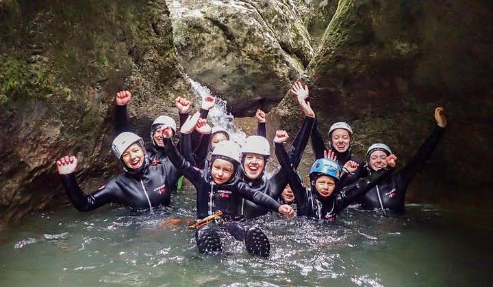 Family Canyoning Tour near Lake Bled in Slovenia