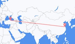 Flyg från Yancheng, Kina till Samsun, Turkiet