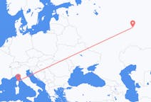 Flights from Nizhnekamsk, Russia to Bastia, France