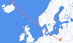 아이슬란드 토르쇼픈에서 출발해 폴란드 루블린으로(으)로 가는 항공편