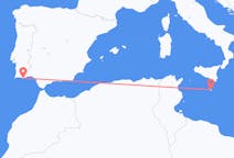 Flyrejser fra Valletta, Malta til Faro, Portugal