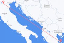 Lennot Veronasta, Italia Skiathokselle, Kreikka