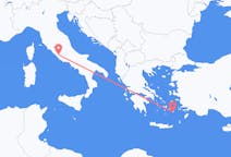 Vols depuis la ville de Rome vers la ville d'Astypalée