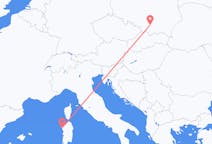 เที่ยวบิน จากคราคูฟ, โปแลนด์ ไปยัง อัลเกโร, อิตาลี