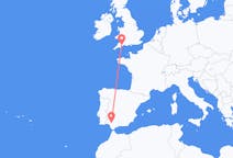 Flights from Seville, Spain to Exeter, the United Kingdom
