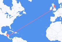 Flyrejser fra Managua, Nicaragua til Leeds, England