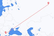Fly fra Khanty-Mansiysk til Plovdiv