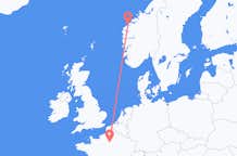 Vols depuis Ålesund, Norvège pour Paris, France