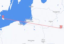 Vols depuis la ville de Bornholm vers la ville de Minsk
