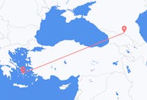 Flights from Vladikavkaz, Russia to Naxos, Greece