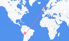 Flyrejser fra Uyuni, Bolivia til Durham, England