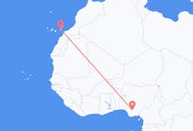 Flyg från Asaba, Nigeria till Ajuy, Spanien