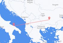 Flyg från Plovdiv, Bulgarien till Bari, Italien