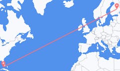 เที่ยวบิน จาก คีย์เวสต์, สหรัฐอเมริกา ไปยัง โกเปียว, ฟินแลนด์