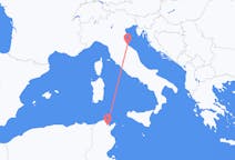 Flyreiser fra Tunis, Tunisia til Rimini, Italia