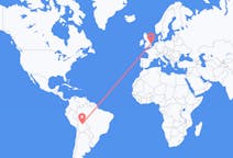 Flyrejser fra Trinidad, Bolivia til Norwich, England