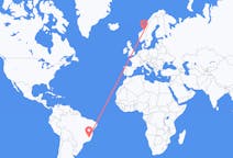 Flights from Ipatinga, Brazil to Trondheim, Norway