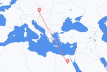 Flyreiser fra Asyut, til Vienna