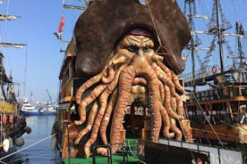 Alanya: tour en barco pirata de lujo con fiesta de la espuma